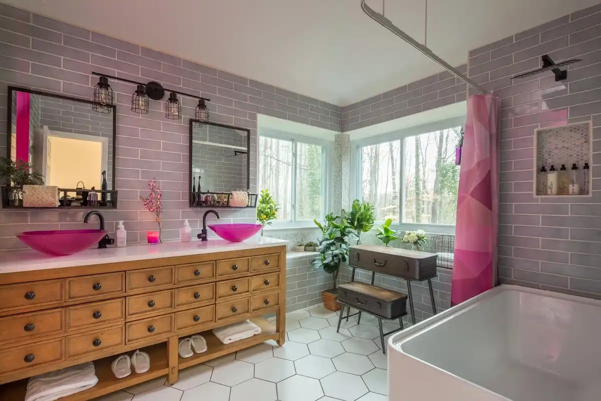 Bathroom renovation after water damage restoration in Claverack
